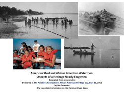 African American Watermen Heritage on the POTOMAC RIVER