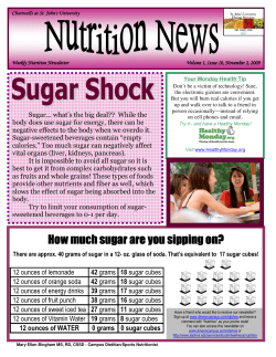 How much sugar are you sipping on?
