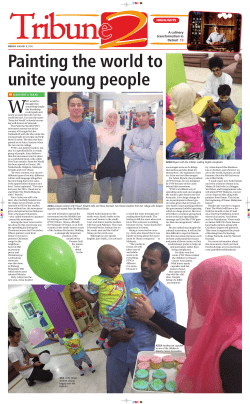 Painting the world to unite young people