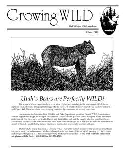 Bears - Utah Government Digital Library
