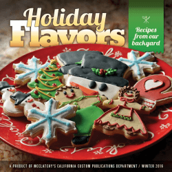 Holiday Flavors - The Fresno Bee