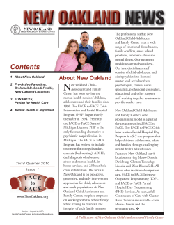 Contents - New Oakland