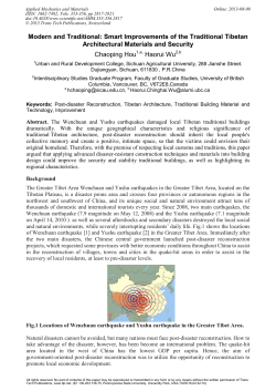 Modern and Traditional: Smart Improvements of the