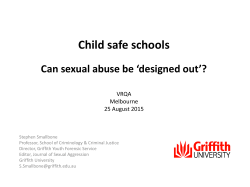 Presentation by Prof. Stephen Smallbone to the VRQA