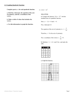 c. Graph the function.