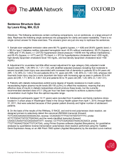 Sentence Structure Quiz by Laura King, MA, ELS