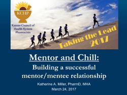 Mentor and Chill: Building a successful mentor/mentee relationship