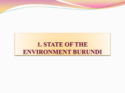 1.3. environmental problems in burundi