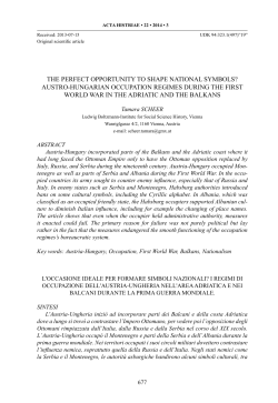 THE PERFECT OPPORTUNITY TO SHAPE NATIONAL SYMBOLS