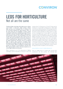 leds for horticulture