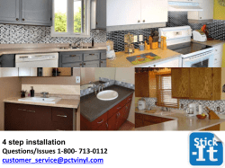 4 step installation Questions/Issues 1-800