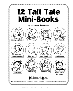 12 Tall Tale Mini-Books