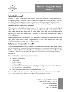 Mercury - Frequently Asked Questions