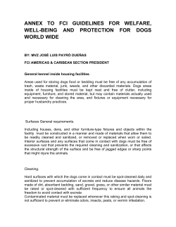 annex to fci guidelines for welfare, well