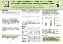 Sleep Position Trainer vs. Tennis Ball Technique in Positional
