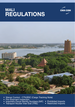 mali regulations