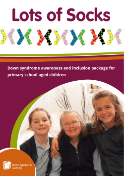 Lots of Socks - Down Syndrome Australia