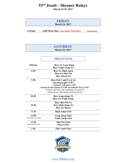 Printable Version - Jesuit Sheaner Relays