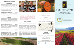 our history our dessert wines - Gehringer Brothers Estate Winery
