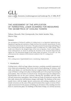 - Geomatics, Landmanagement and Landscape GLL