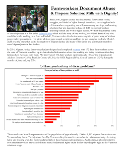 surveys - Migrant Justice