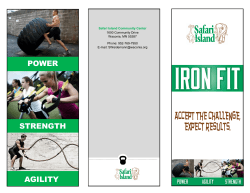 power strength agility - Safari Island Community Center / Safari