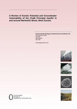 A Review of Karstic Potential and Groundwater Vulnerability of the