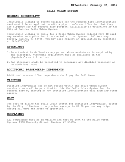 Disabled Persons Bus Application