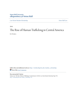 The Rise of Human Trafficking in Central America
