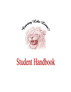 Manual de Estudiante - Lydia Patterson Institute