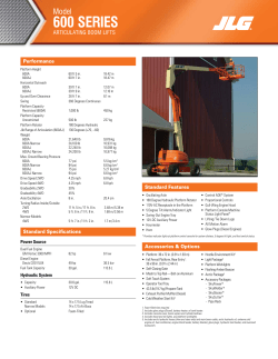 ARTICULATING BOOM LIFTS