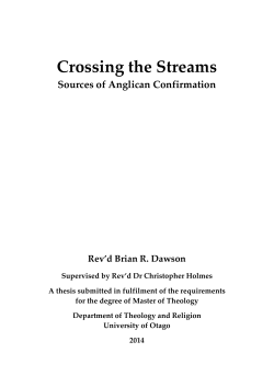 Crossing the Streams - OUR Archive