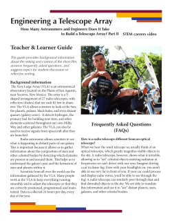 Engineering a Telescope Array - NMSU Astronomy