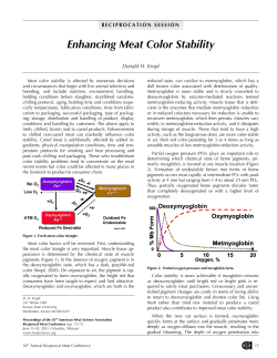 Enhancing Meat Color Stability - American Meat Science Association