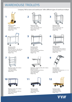 warehouse trolleys