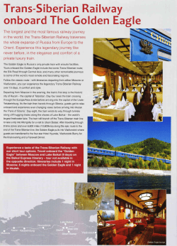 Trans-Siberian Railway onboard The Golden Eagle