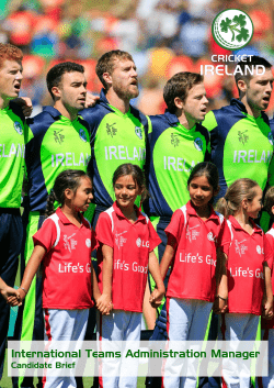 International Teams Administration Manager