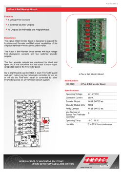 4 Plus 4 Bell Monitor Board