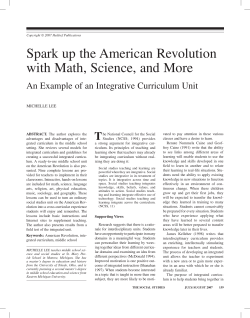 Spark up the American Revolution with Math, Science