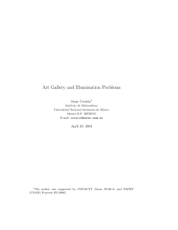 Art Gallery and Illumination Problems