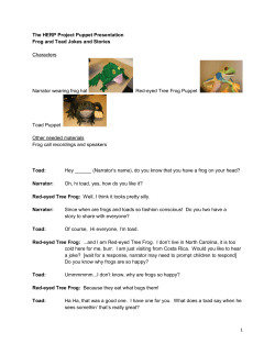 Frog and Toad Jokes and Stories