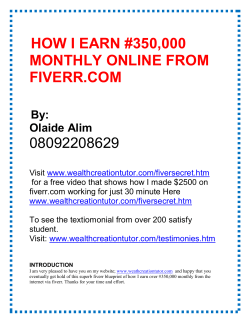 how i earn #350000 monthly online from fiverr.com 08092208629
