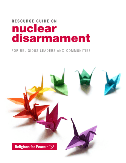 nuclear disarmament - Basel Peace Office