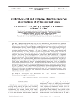 Marine Ecology Progress Series 293:1