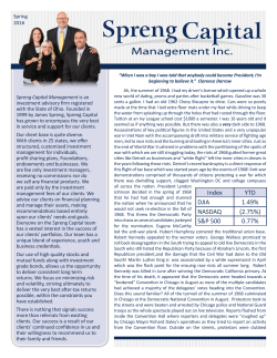 Spring 2016 - Spreng Capital Management