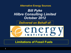 Natural Gas - Energy Institute