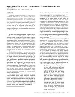 BOLD ENDEAVORS - Gravitational and Space Research