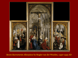 Seven Sacraments Altarpiece by Rogier van der Weyden, 1440