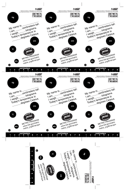 My name is I am centimeters tall. I weigh kilograms. Today`s
