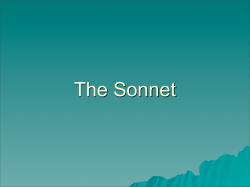 The Sonnet - ASRevision